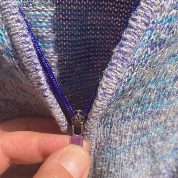 Eddie Bauer - 2XL purple zip up shirt - Picture 5 of 8